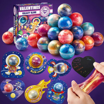 The Wysp Galaxy Slime Valentines Pack